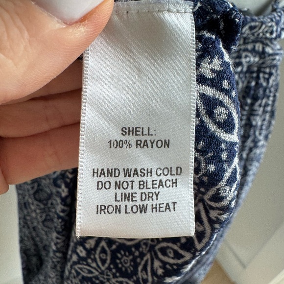 Lulus Field Day Navy Maxi Dress Strappy Summer Vacation Boho Women’s XS - Picture 11 of 13